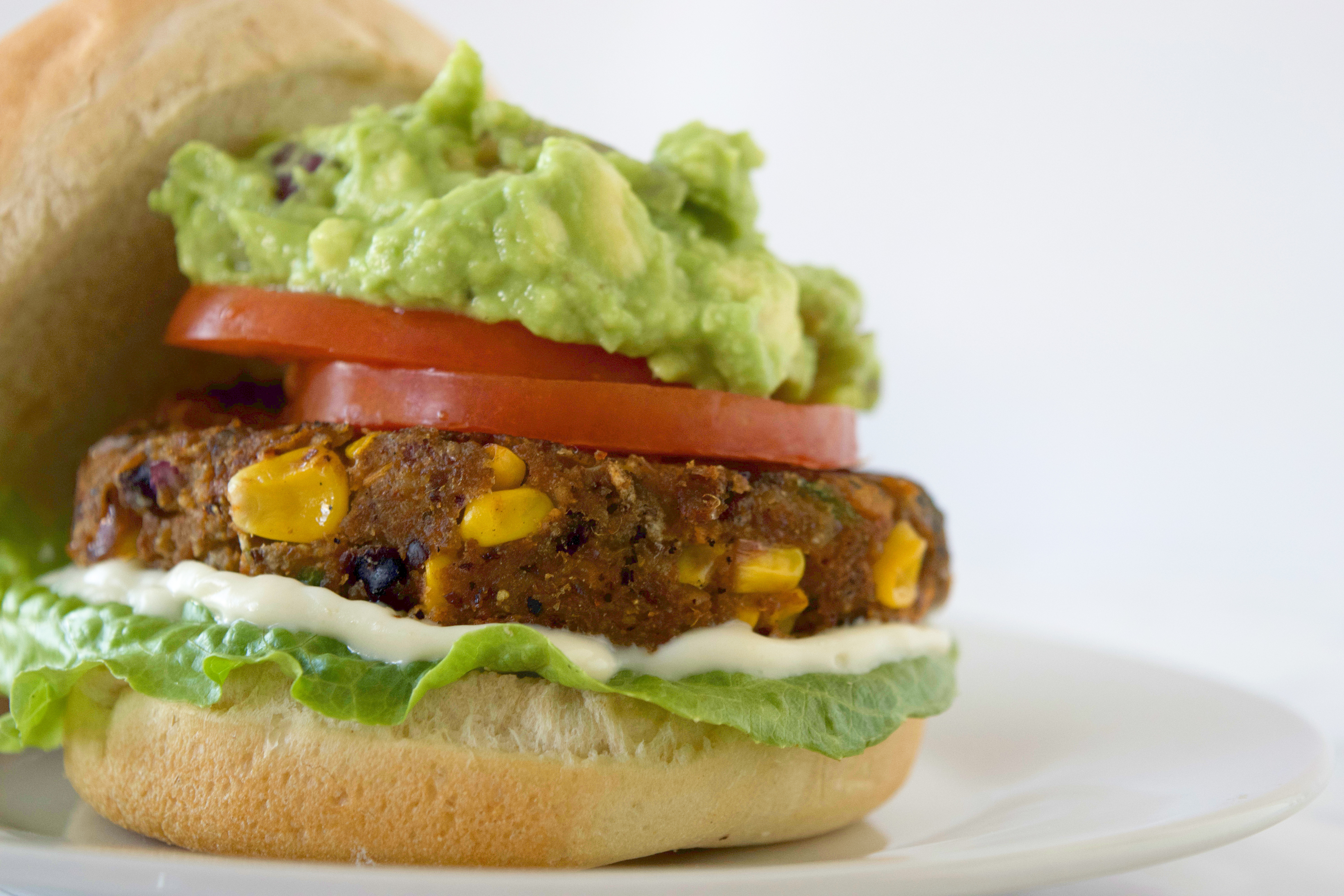 Sweet Potato Black Bean Burger