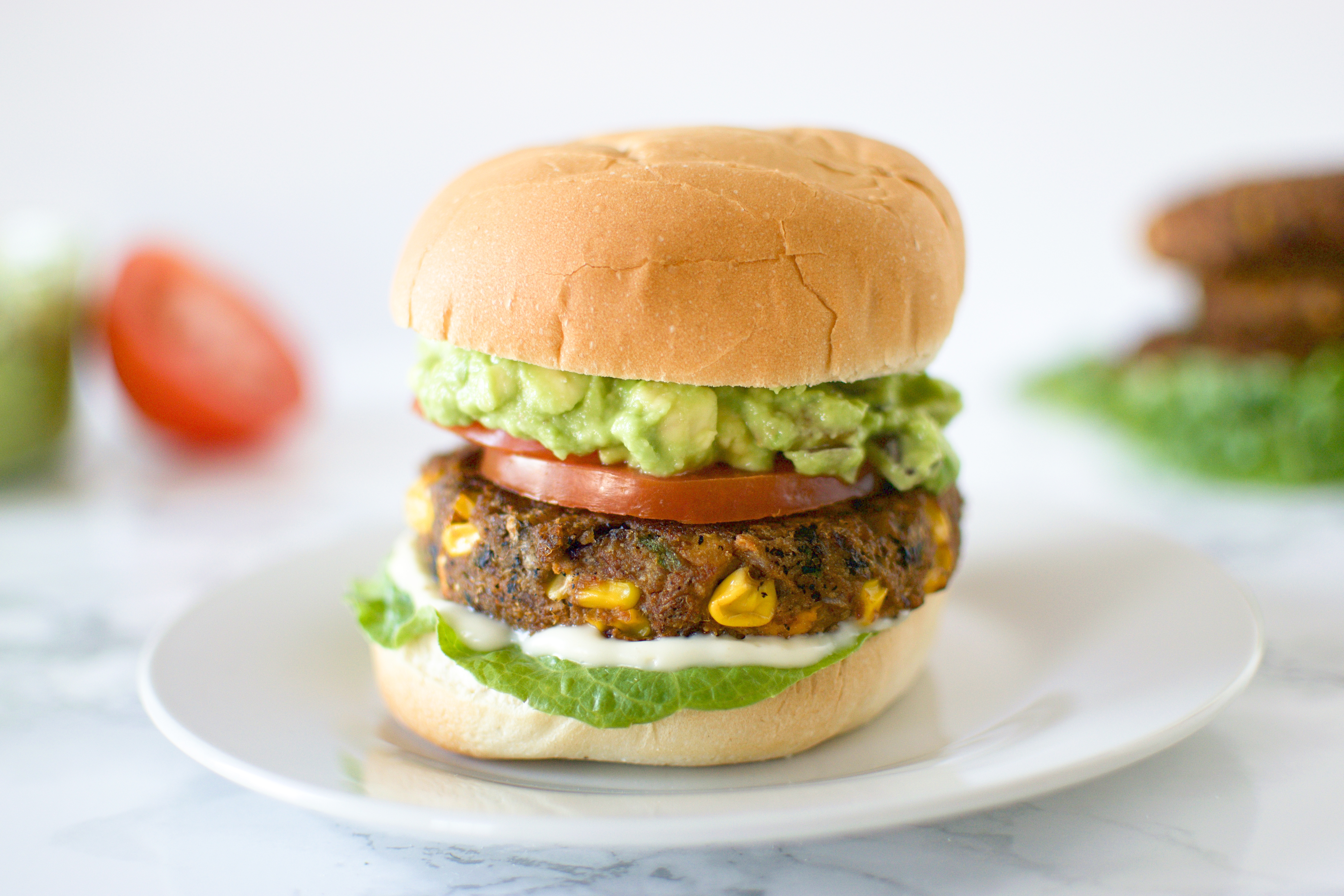 Sweet Potato Black Bean Burger