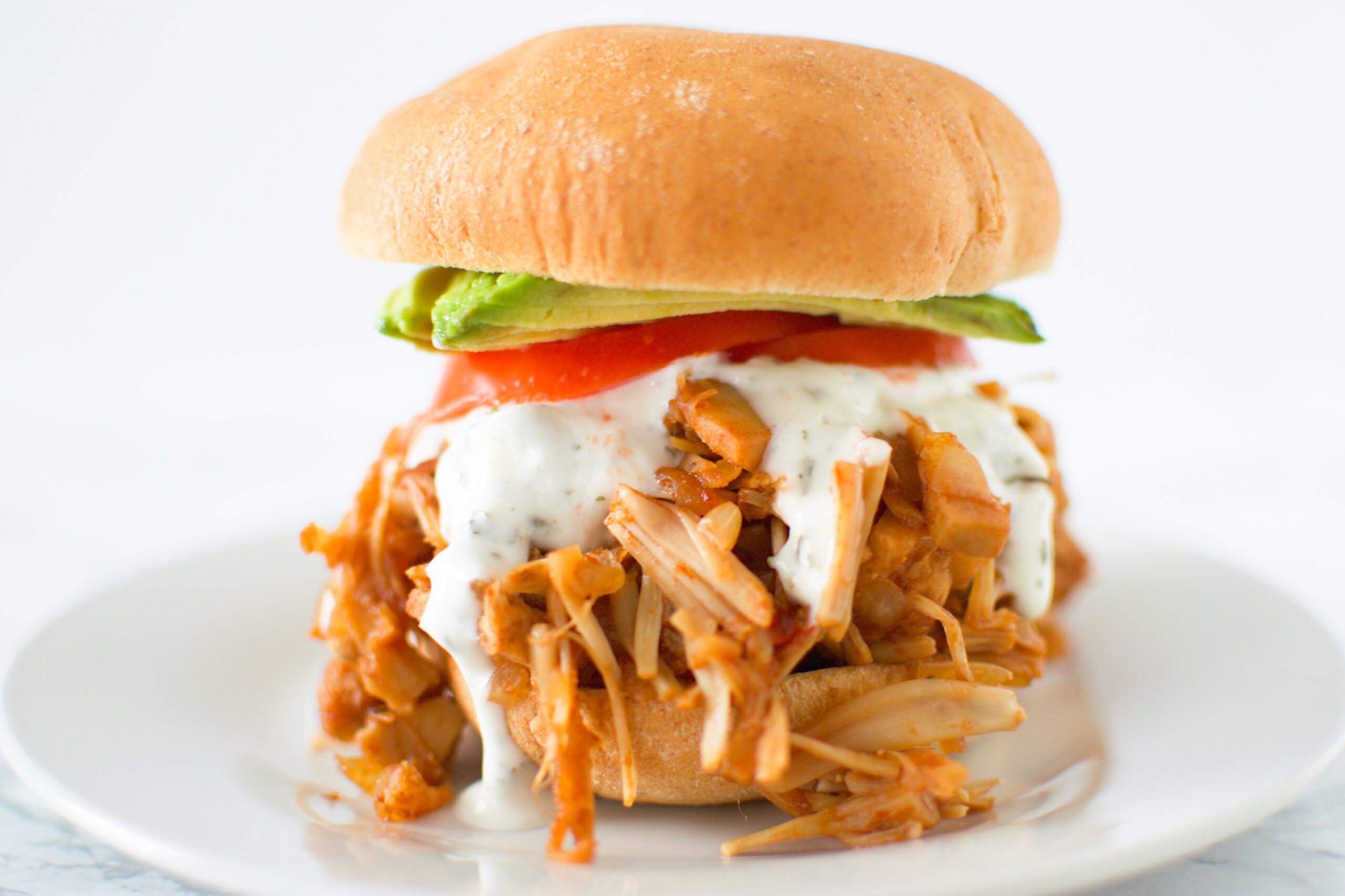 Jackfruit Pulled Pork Sandwich