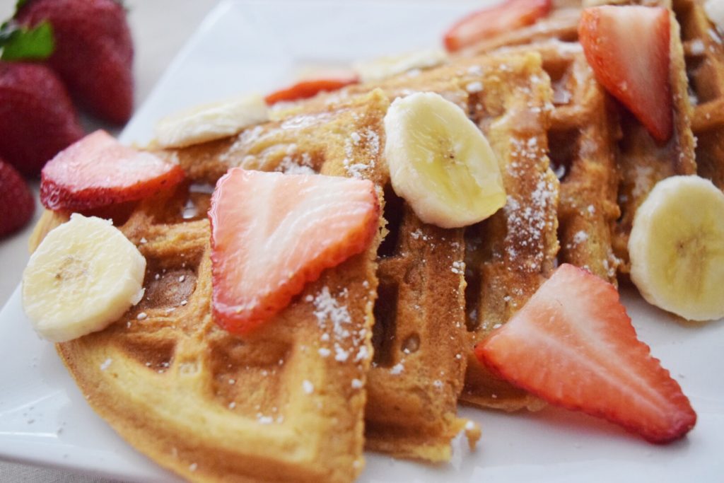 Vegan Buttermilk Waffles I Can You Can Vegan Easy Vegan Buttermilk