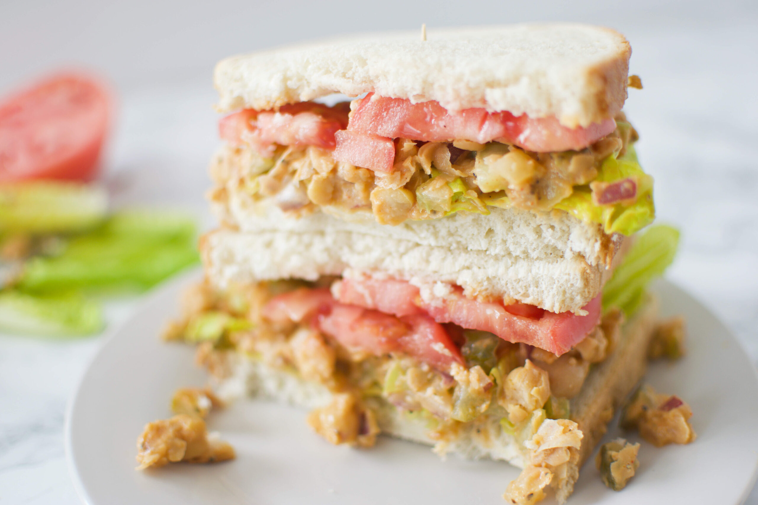 Chickpea Tuna Sandwich