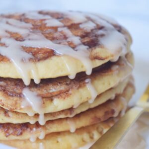 Cinnamon Roll Pancakes