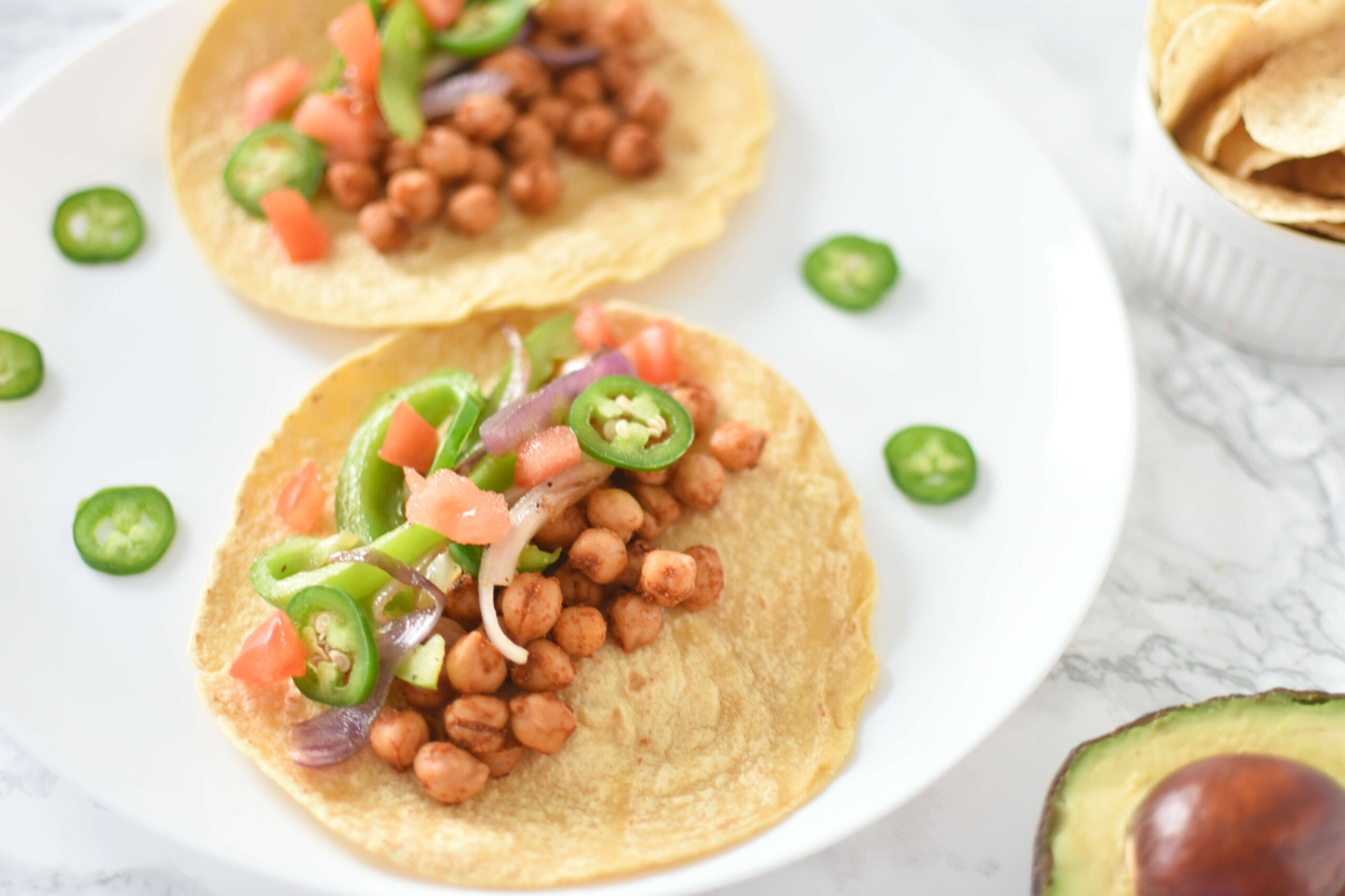 Vegan Chickpea Tacos