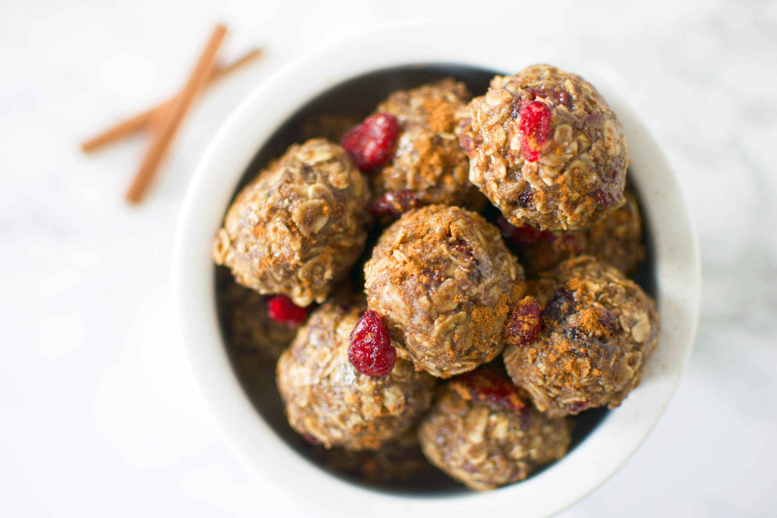 Cranberry Oatmeal Energy Bites