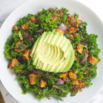 Roasted Sweet Potato+ Kale Salad