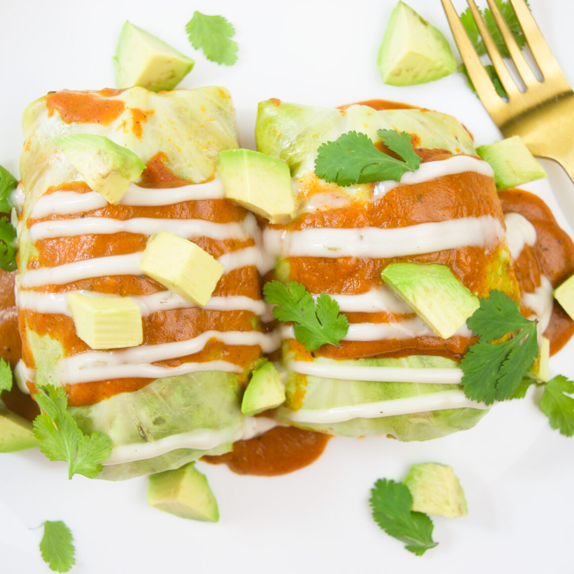 Black Bean + Sweet Potato Cabbage Enchiladas Cabbage Enchiladas