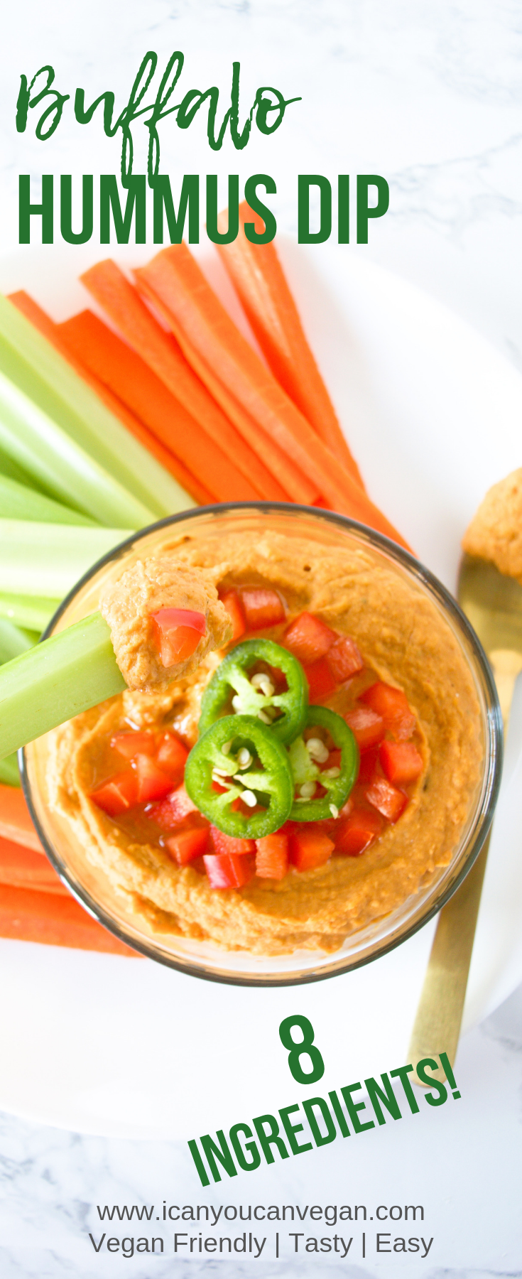 Buffalo Hummus Dip