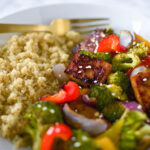 One Pan Teriyaki Tofu and Veggies