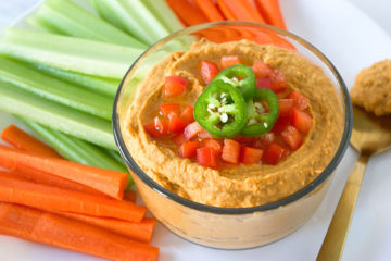 Buffalo Hummus Dip