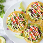 Black Bean Tostadas