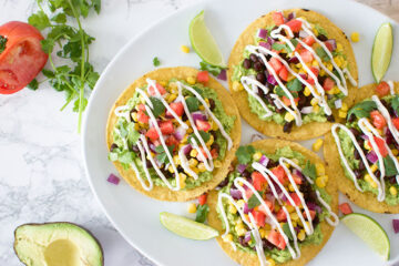 Black Bean Tostadas