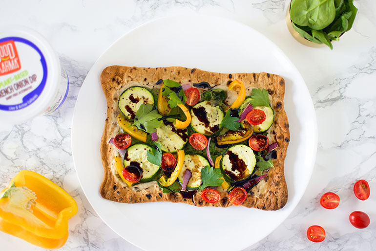 Roasted Veggie Flatbread