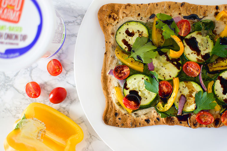 Roasted Veggie Flatbread