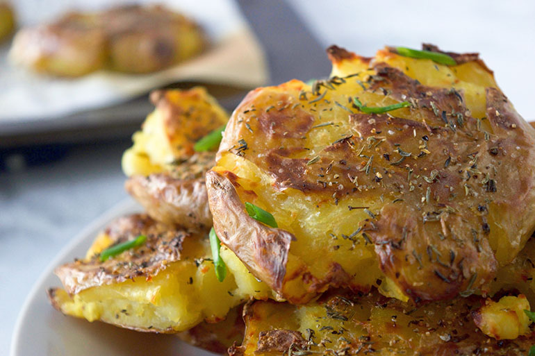 Crispy Smashed Potatoes