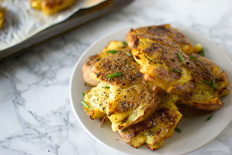 Crispy Smashed Potatoes