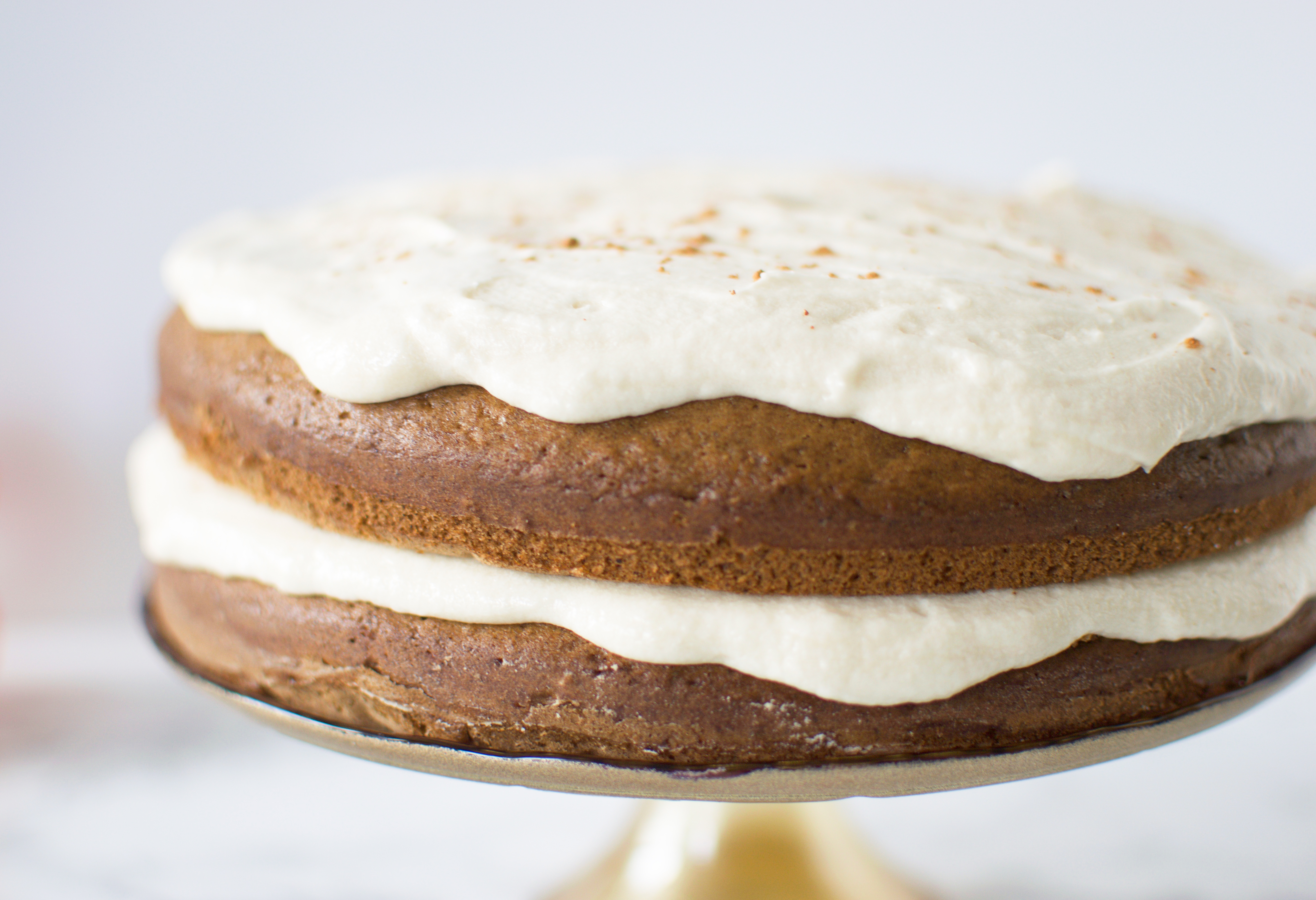 Vegan Spice Cake + Whipped Buttercream Icing