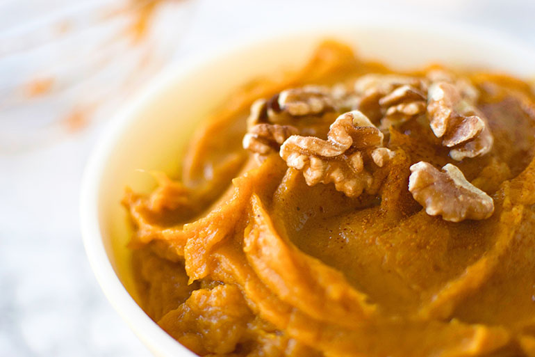 Vegan Whipped Sweet Potatoes