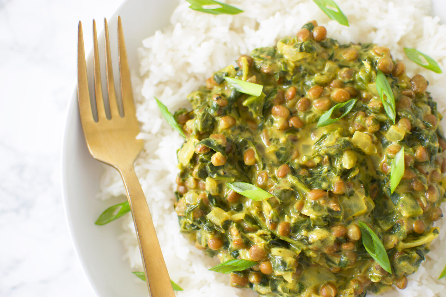 Lentil + Spinach Curry | I Can You Can Vegan ICanYouCanVegan Lentil