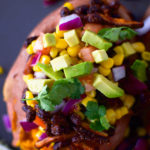 BBQ Taco Stuffed Sweet Potatoes