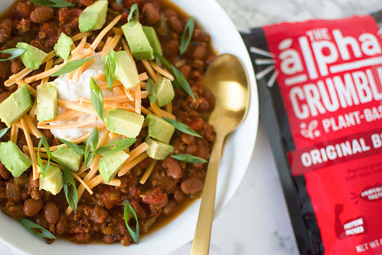 Beefy Vegan Chili