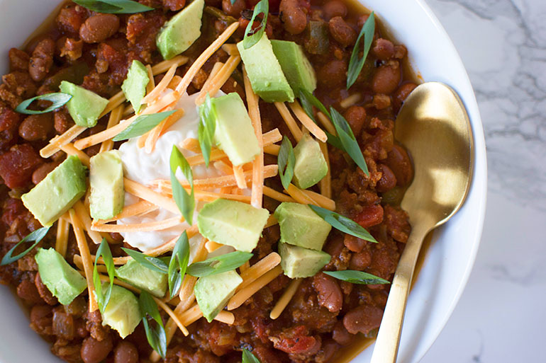 Beefy Vegan Chili