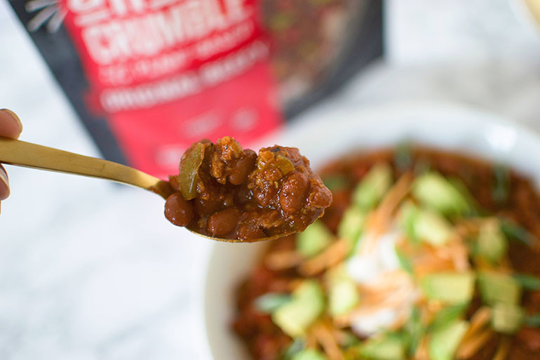 Beefy Vegan Chili