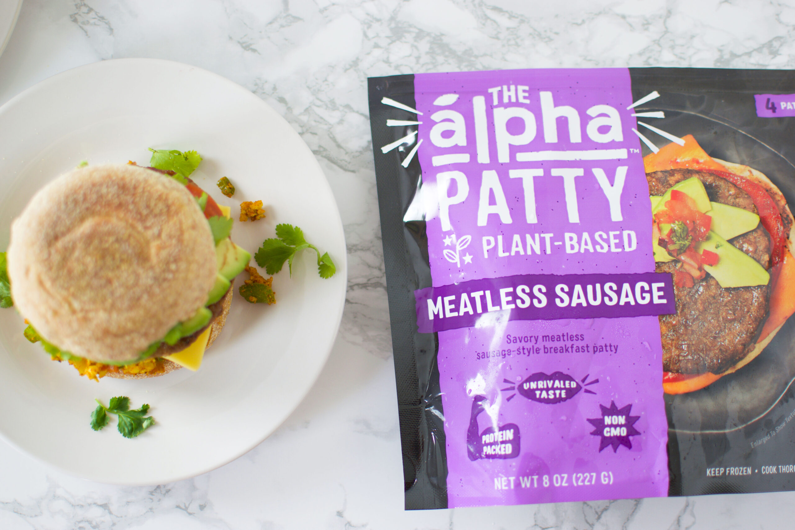 Tofu Scramble Breakfast Sandwich