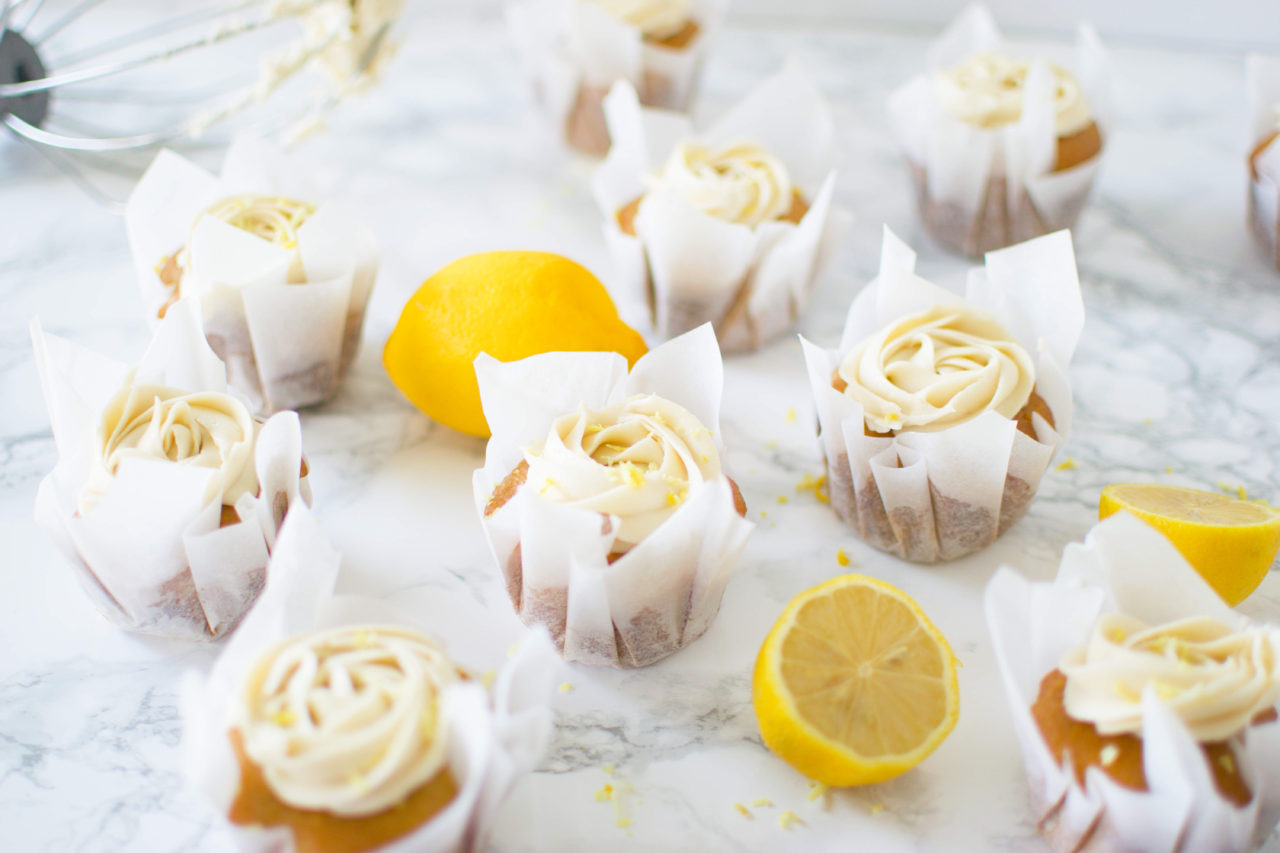 Vegan Lemon Cupcakes | I Can You Can Vegan Easy Vegan Lemon Cupcakes