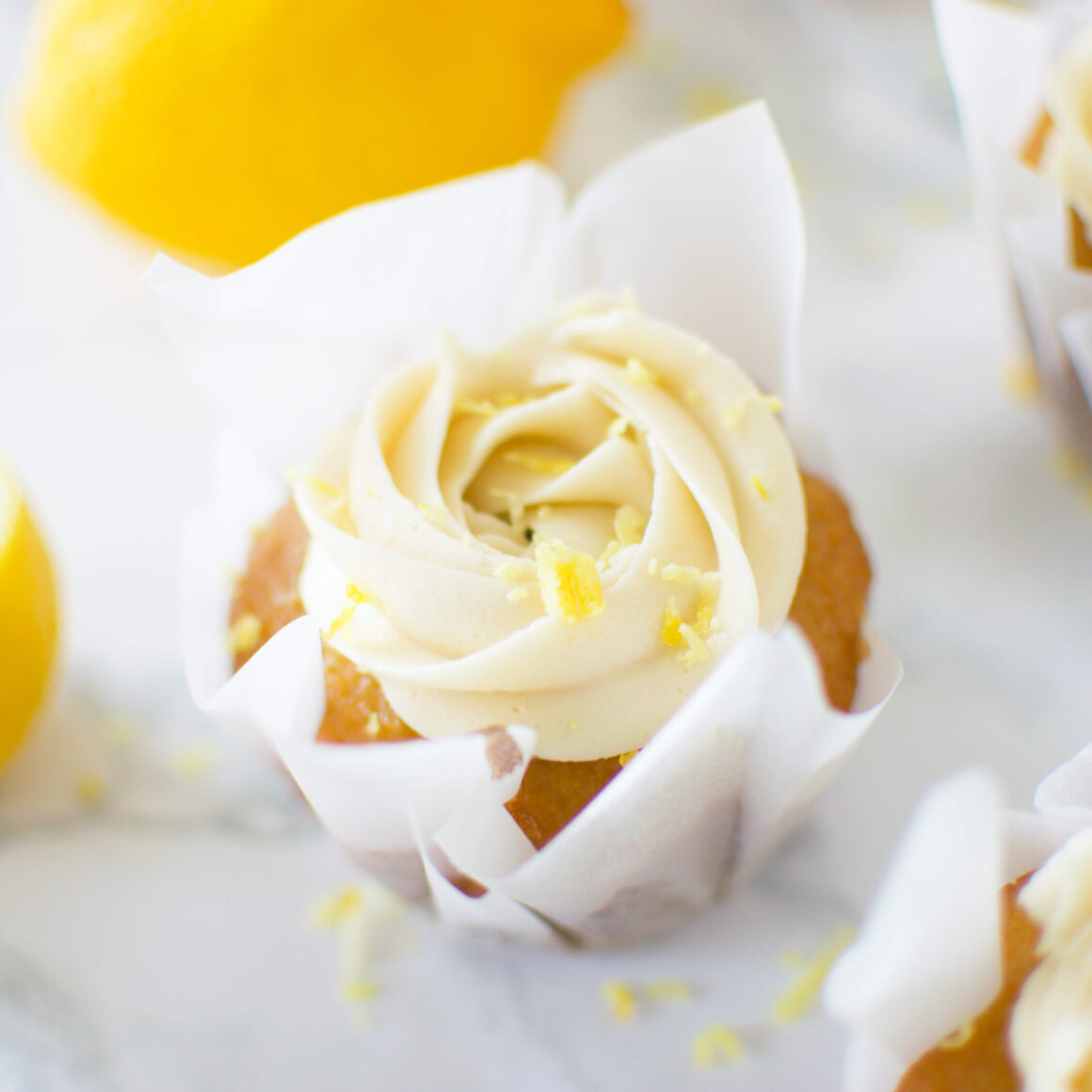 Vegan Lemon Cupcakes | I Can You Can Vegan Easy Vegan Lemon Cupcakes