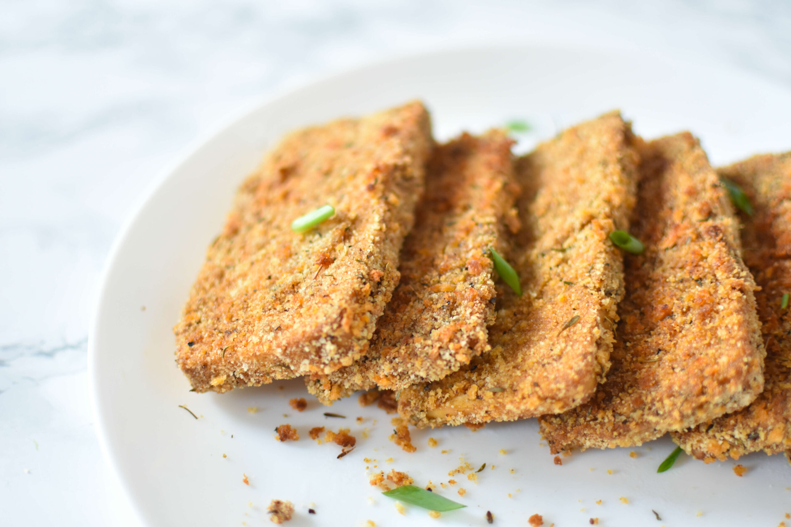 Crispy Baked Breaded Tofu | ICanYouCanVegan Baked Crispy Tofu