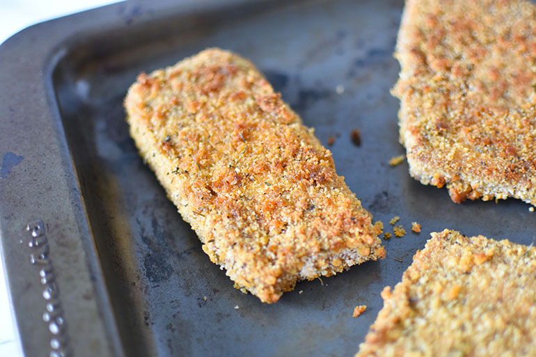 Crispy Baked Breaded Tofu