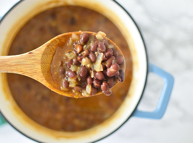 Easy Seasoned Black Beans