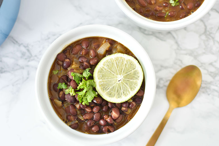 Easy Seasoned Black Beans