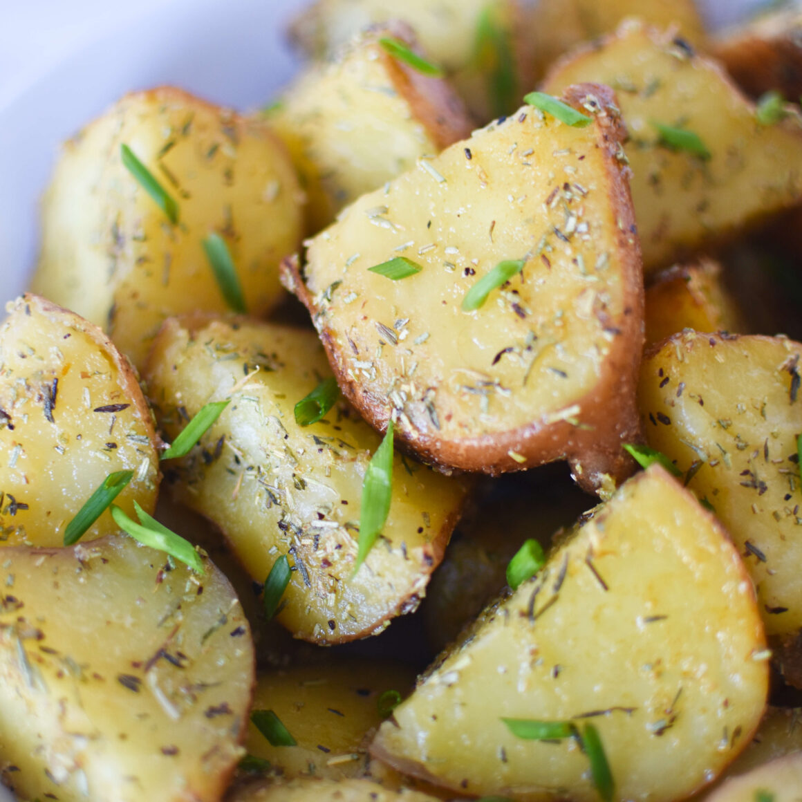 Easy Instant Pot Garlic Herb Potatoes ICanYouCanVegan Garlic Herb
