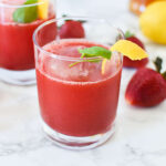 Easy Strawberry Basil Cocktail