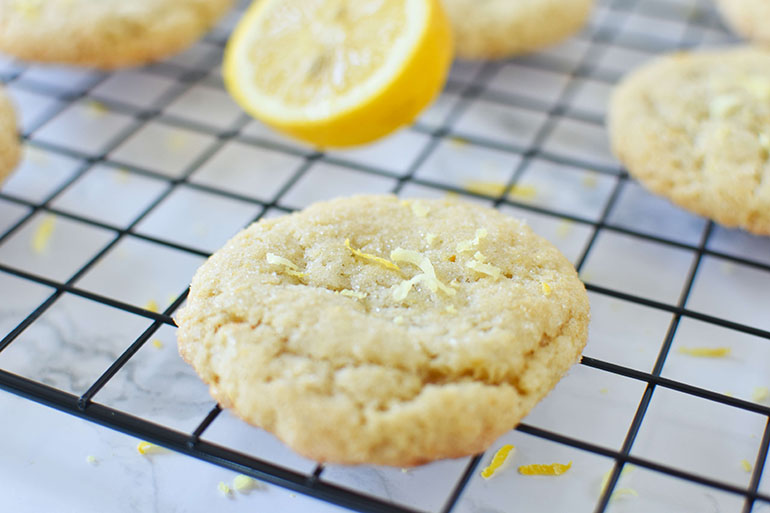 Vegan Lemon Sugar Cookies