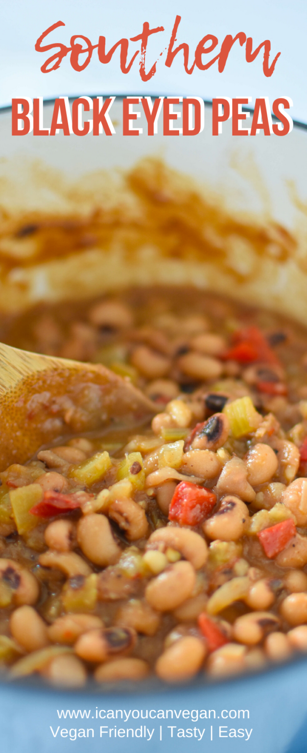 Southern Black Eyed Peas I Can You Can Vegan Black Eyed Peas Without
