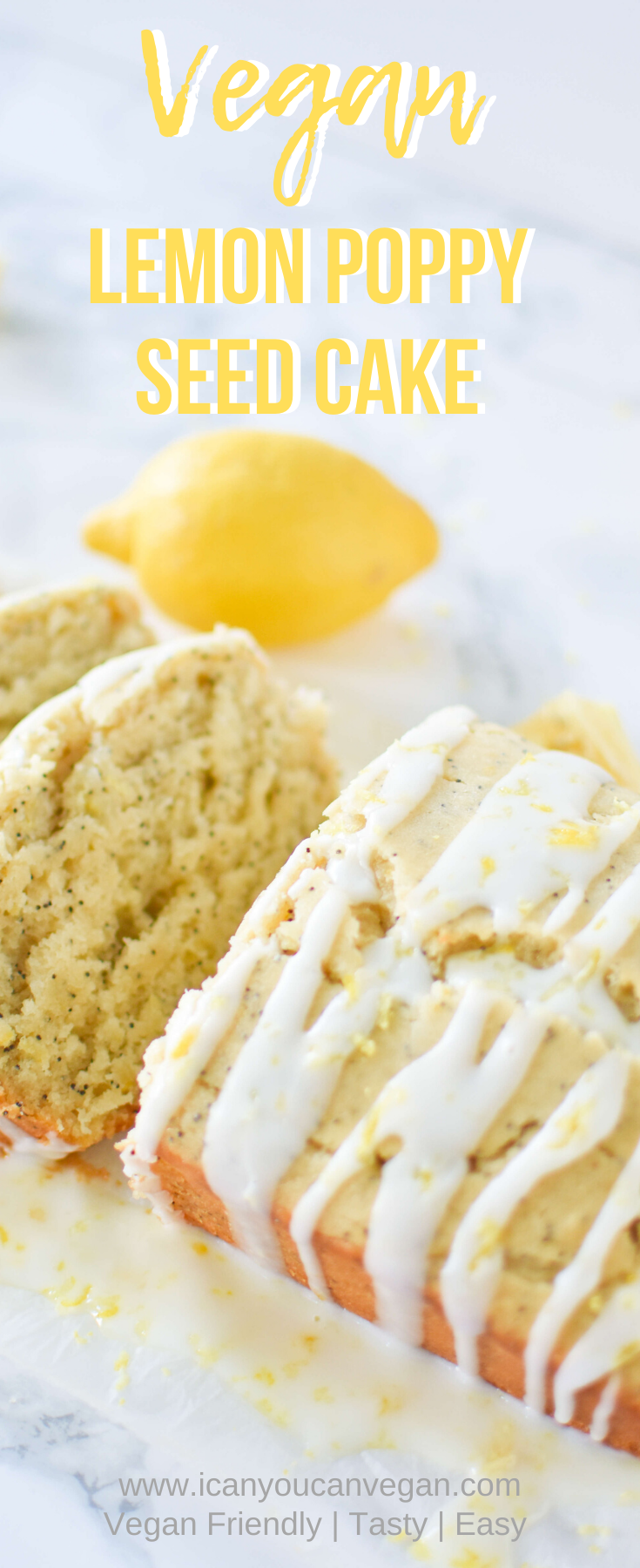 Vegan Lemon Poppy Seed Cake