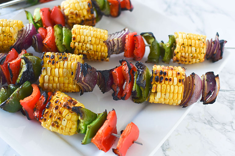 Easy Grilled Vegetable Skewers