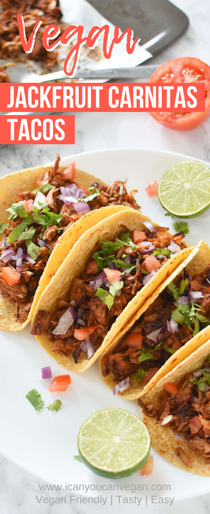 Jackfruit Carnitas Tacos Pinterest