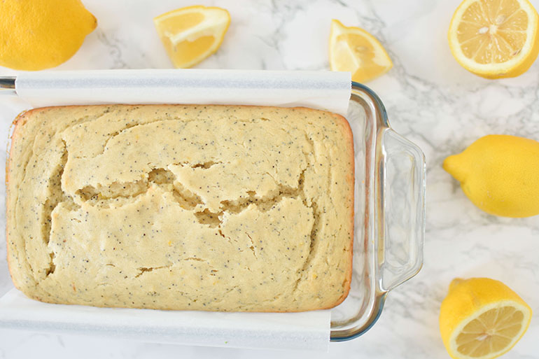 Vegan Lemon Poppy Seed Cake