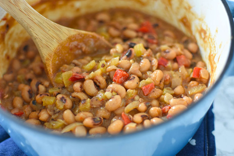 Southern Black Eyed Peas I Can You Can Vegan Black Eyed Peas Without Meat Recipe