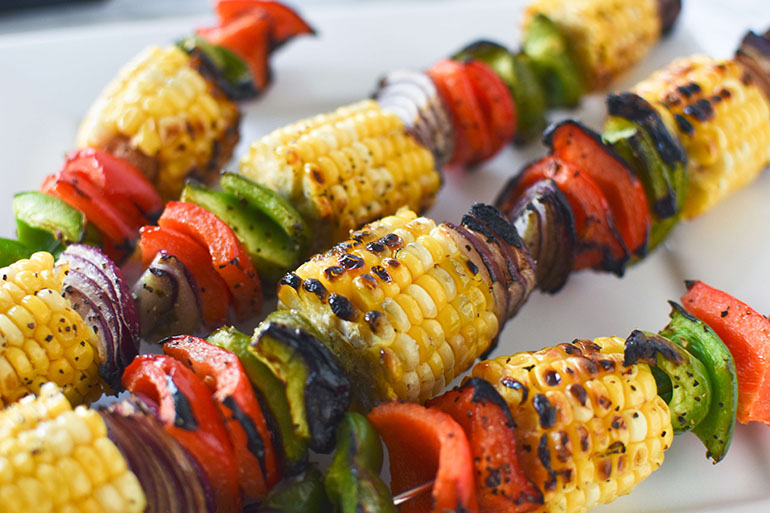 Easy Grilled Vegetable Skewers ICanYouCanVegan