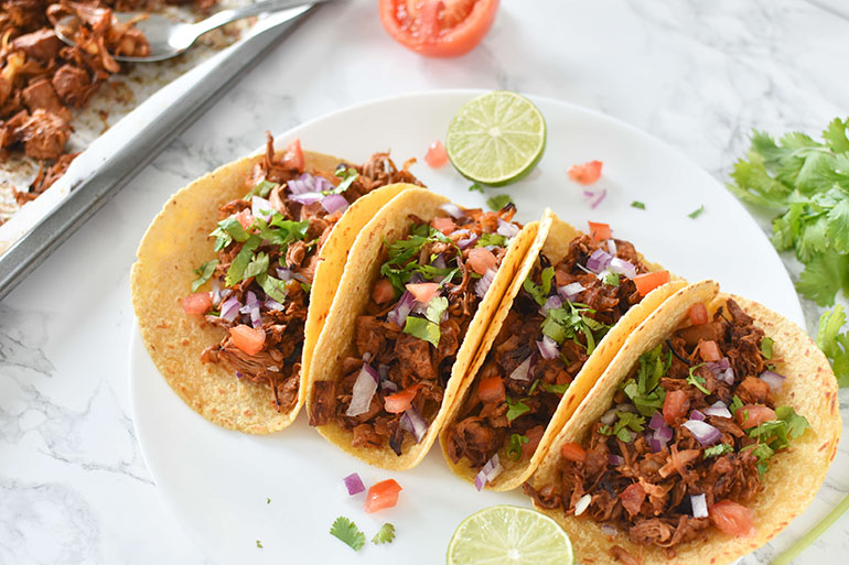 Easy Jackfruit Carnitas Tacos