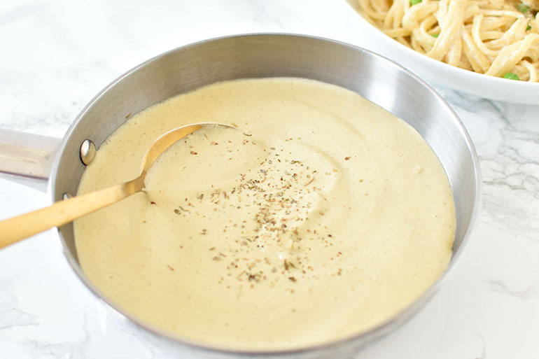 Vegan Cashew Alfredo Sauce