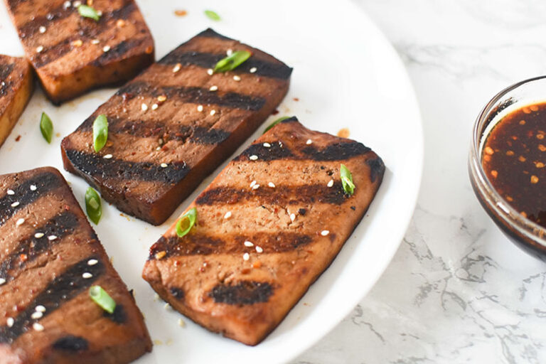 Easy Sweet and Spicy Teriyaki Grilled Tofu Recipe I Can You Can Vegan