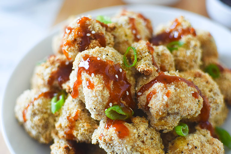 Easy Sweet and Sour Cauliflower Wings