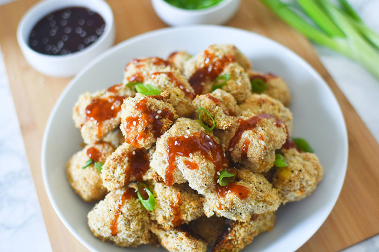 Sweet and Sour Cauliflower Wings