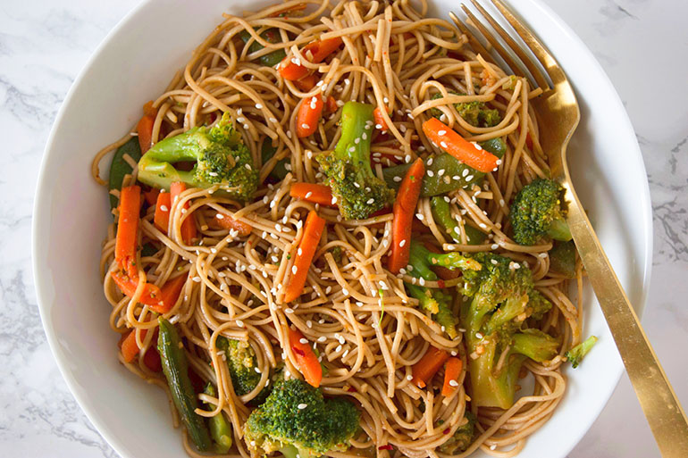 Spicy Chili Garlic Noodles
