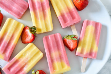 Strawberry Mango Popsicles